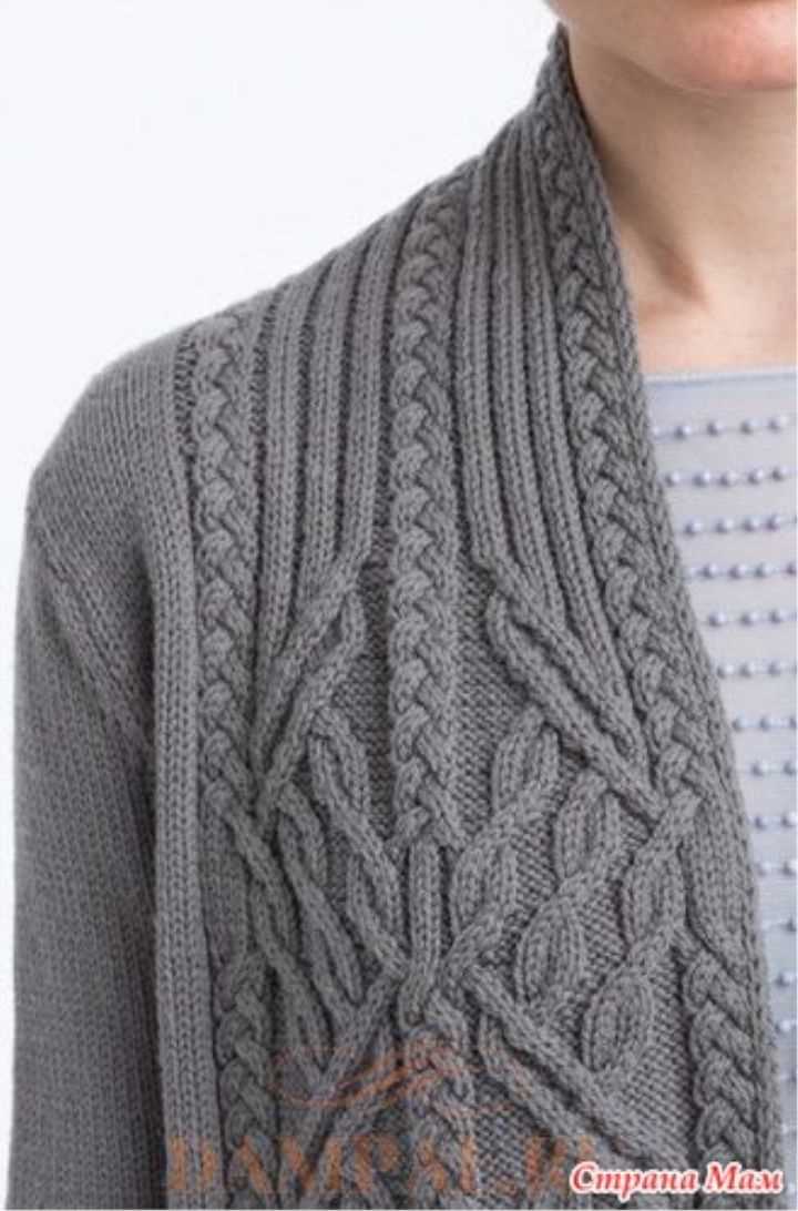 Cable cardigan knitting pattern free