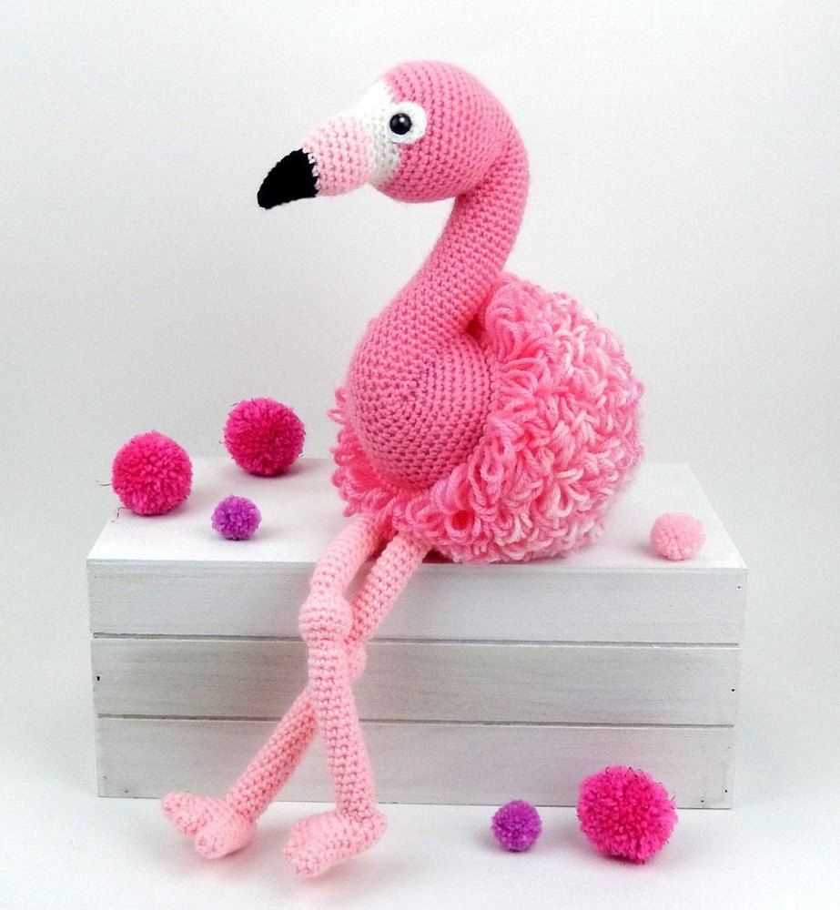 Flamingo knitting pattern