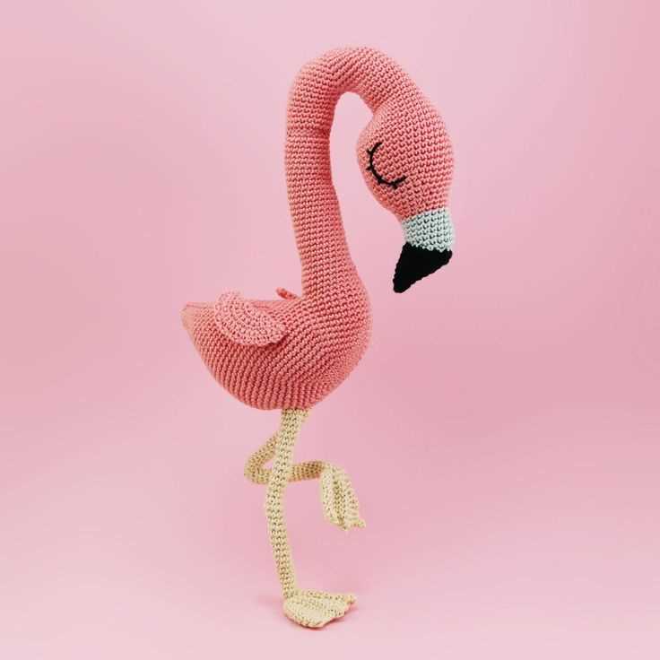 Flamingo knitting pattern