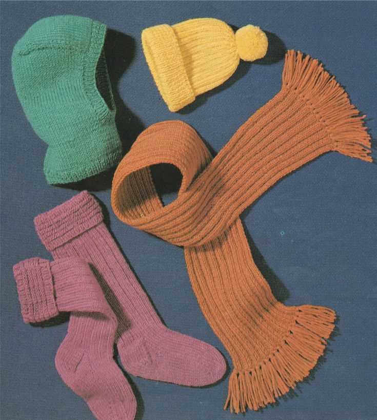 Flat knit balaclava pattern