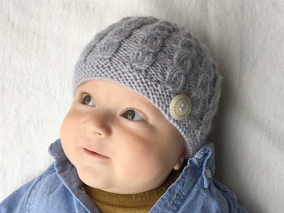 Flat beanie knitting pattern