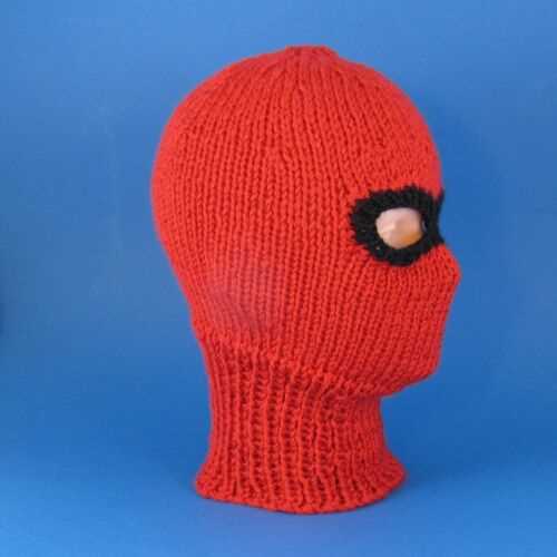 Flat knit balaclava pattern