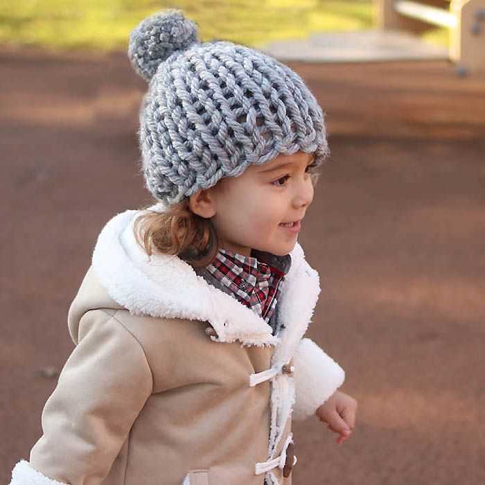 Flat beanie knitting pattern