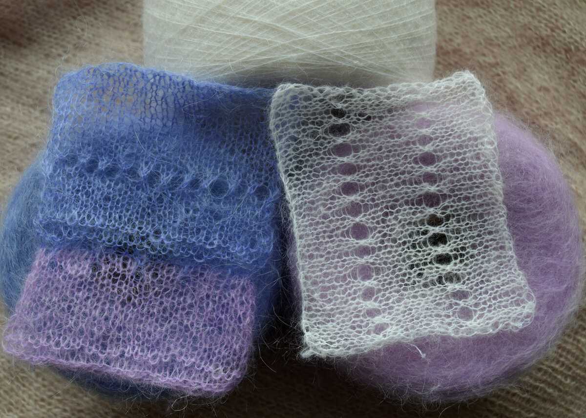 Mohair wrap knitting pattern