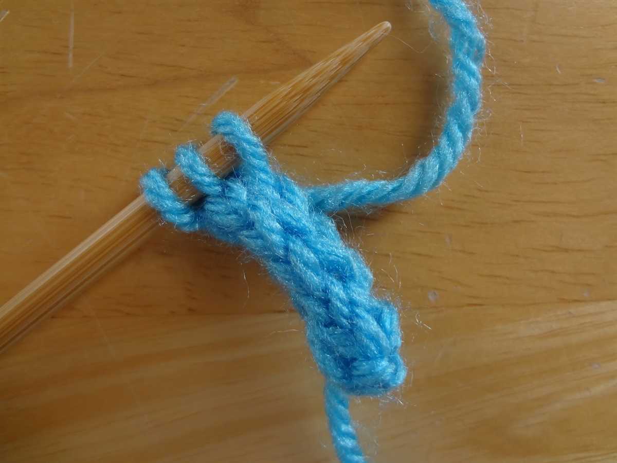 I cord knitting pattern