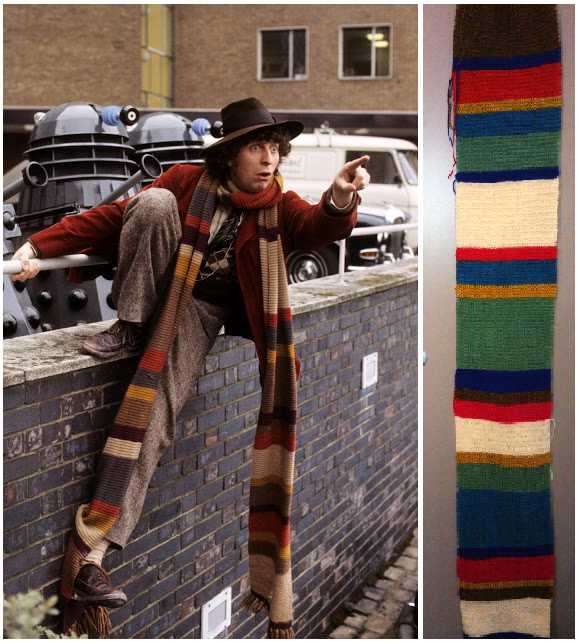 Fourth doctor scarf knitting pattern