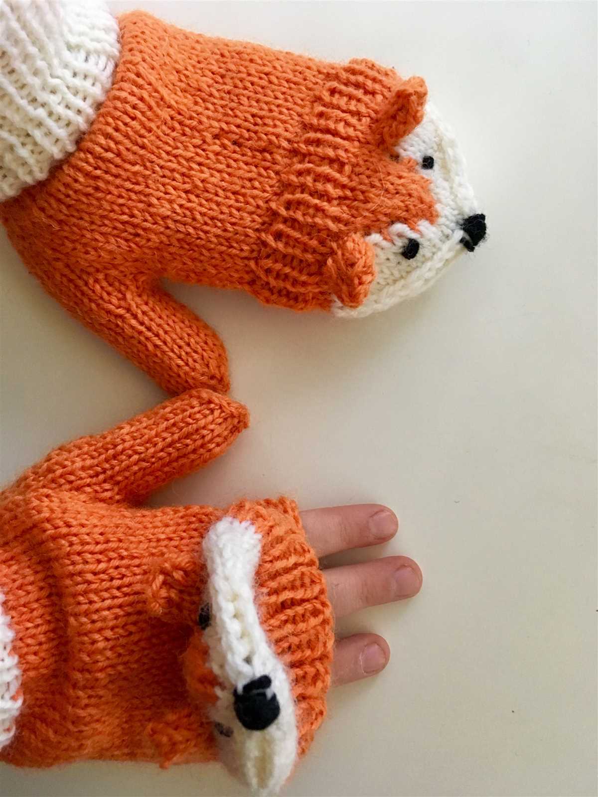 Fox mittens knitting pattern free