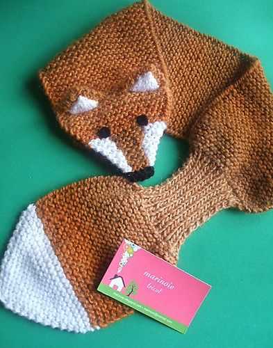 Fox scarf knitting pattern free