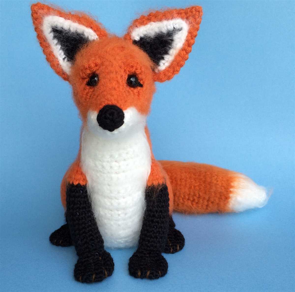 Fox toy knitting pattern