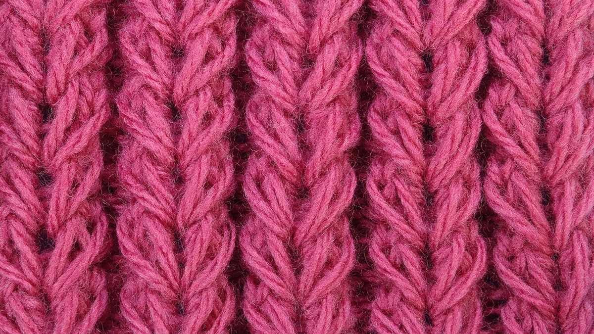Ribbing patterns for knitting