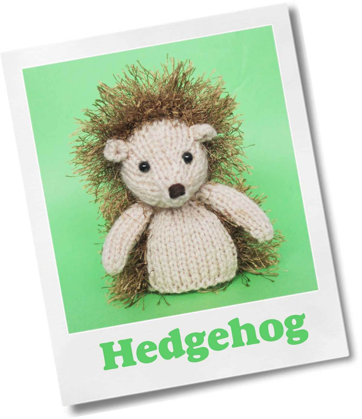 Mini hedgehog knitting pattern