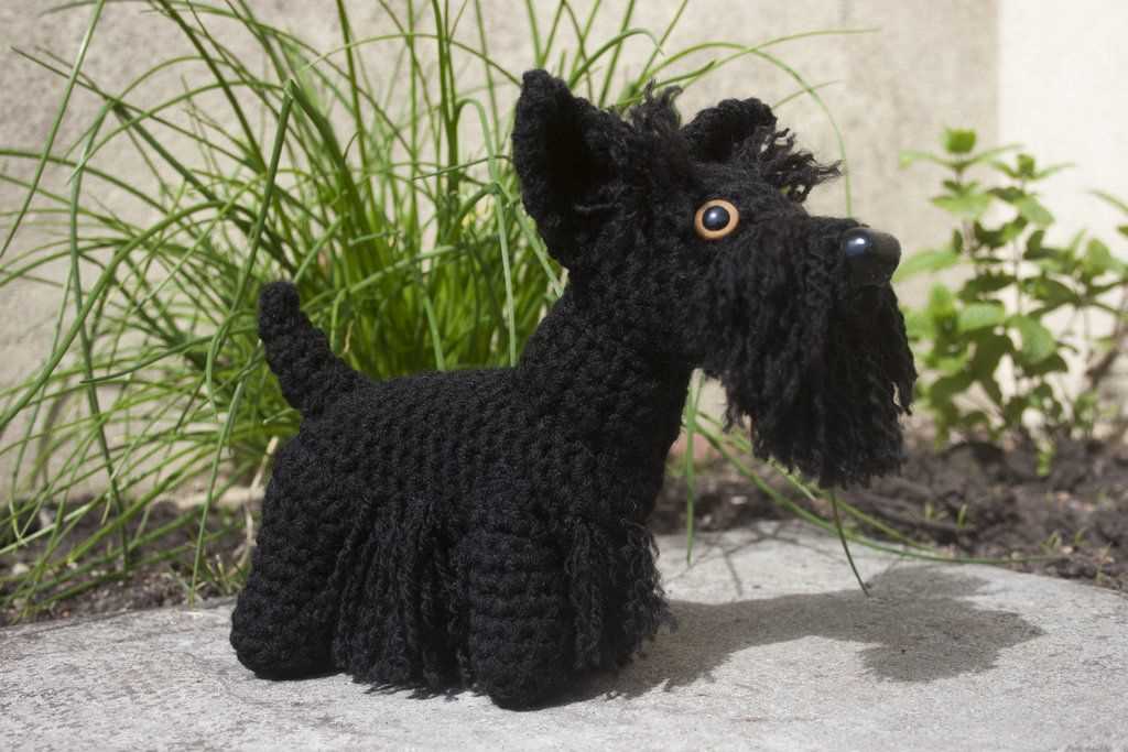 Westie knitting pattern