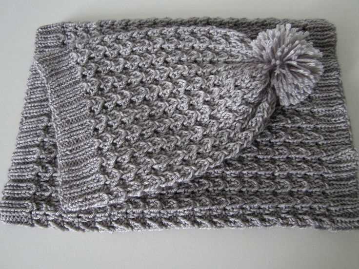 Pattern for a knitted scarf