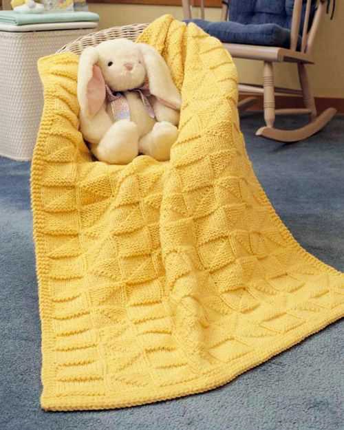 Free baby blanket knit patterns
