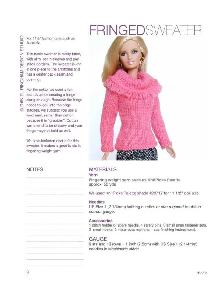 Free barbie knitting patterns uk
