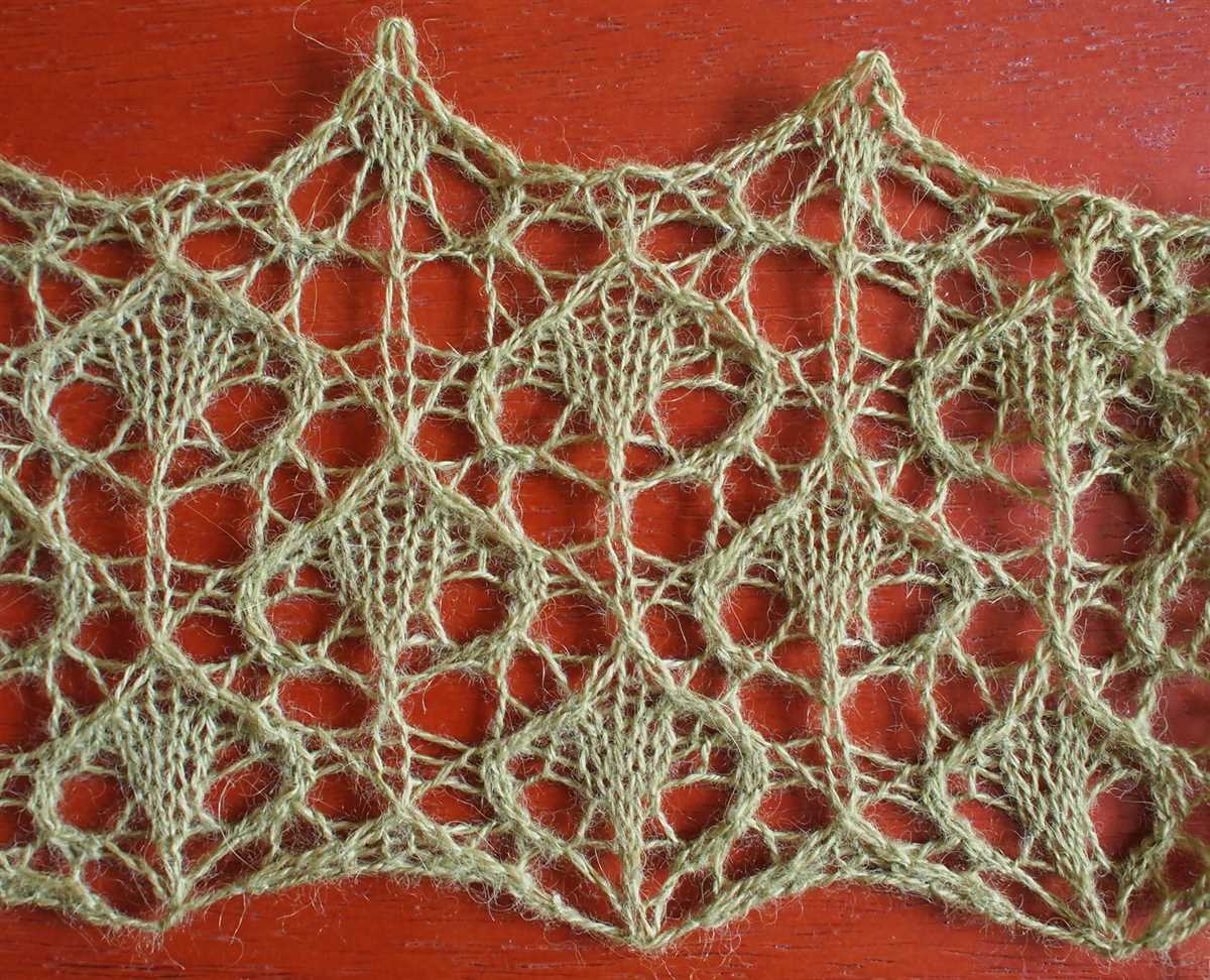 Free beaded lace knitting patterns