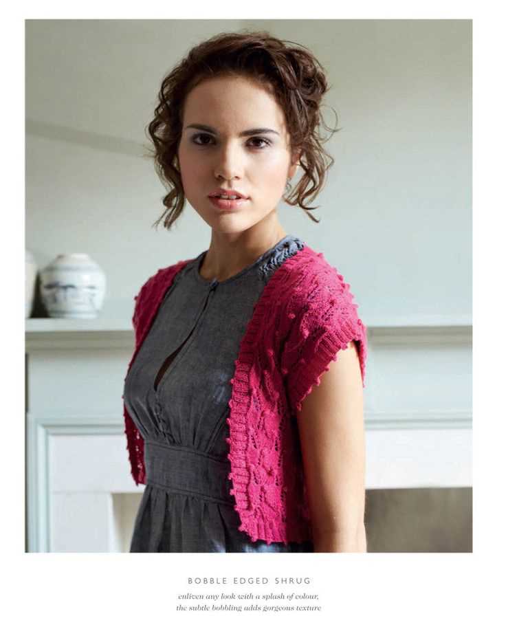 Free lace shrug knitting pattern