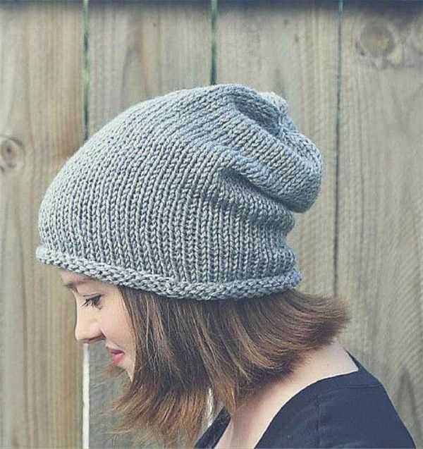 Free beginner hat knitting patterns
