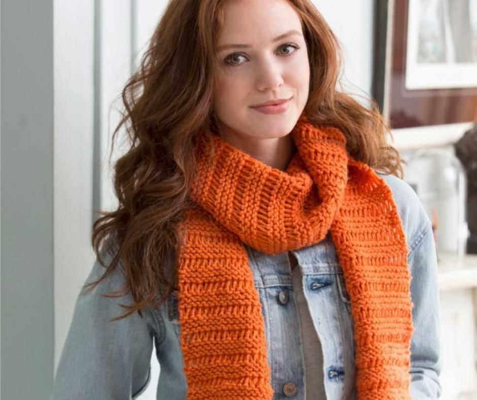 Free beginner scarf knitting patterns