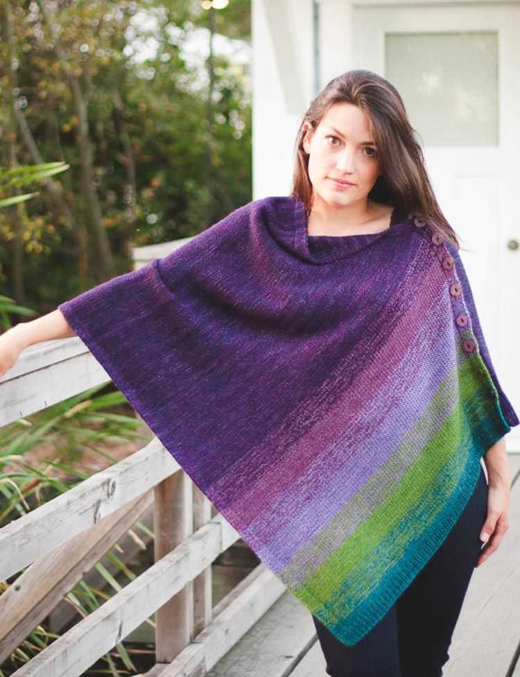 Free poncho knitting patterns uk