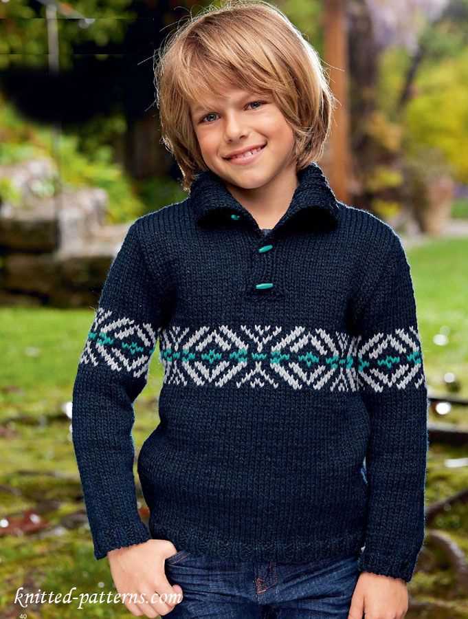 Free boys knitting patterns