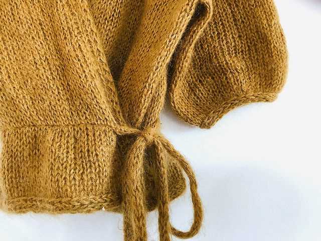 Knit wrap cardigan pattern