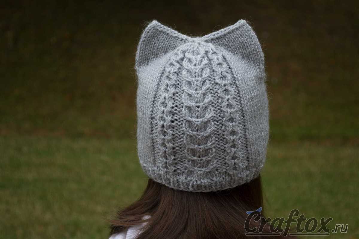 Free cat hat knitting pattern