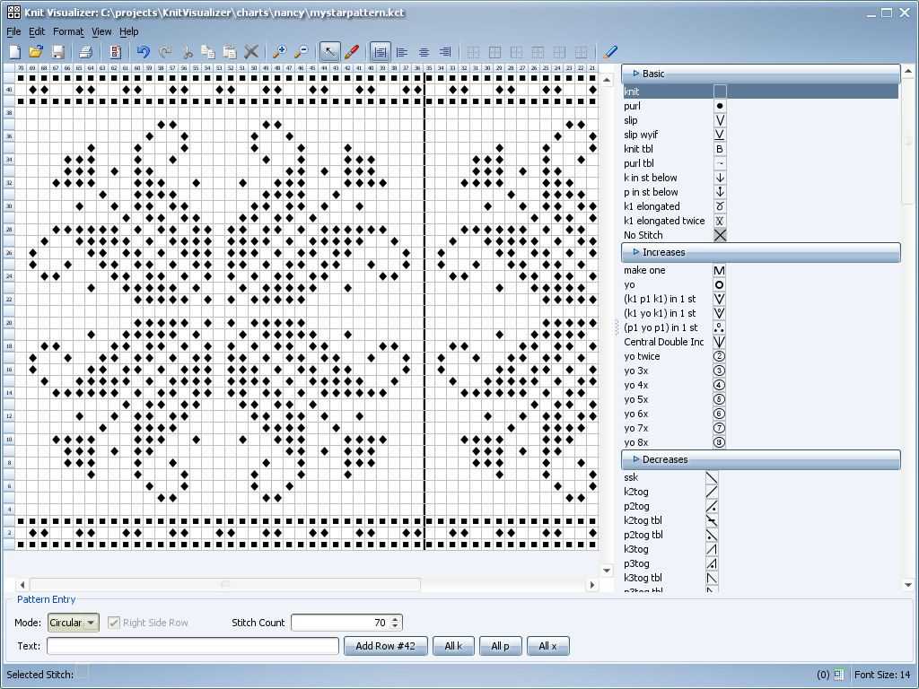 Knitting pattern software mac