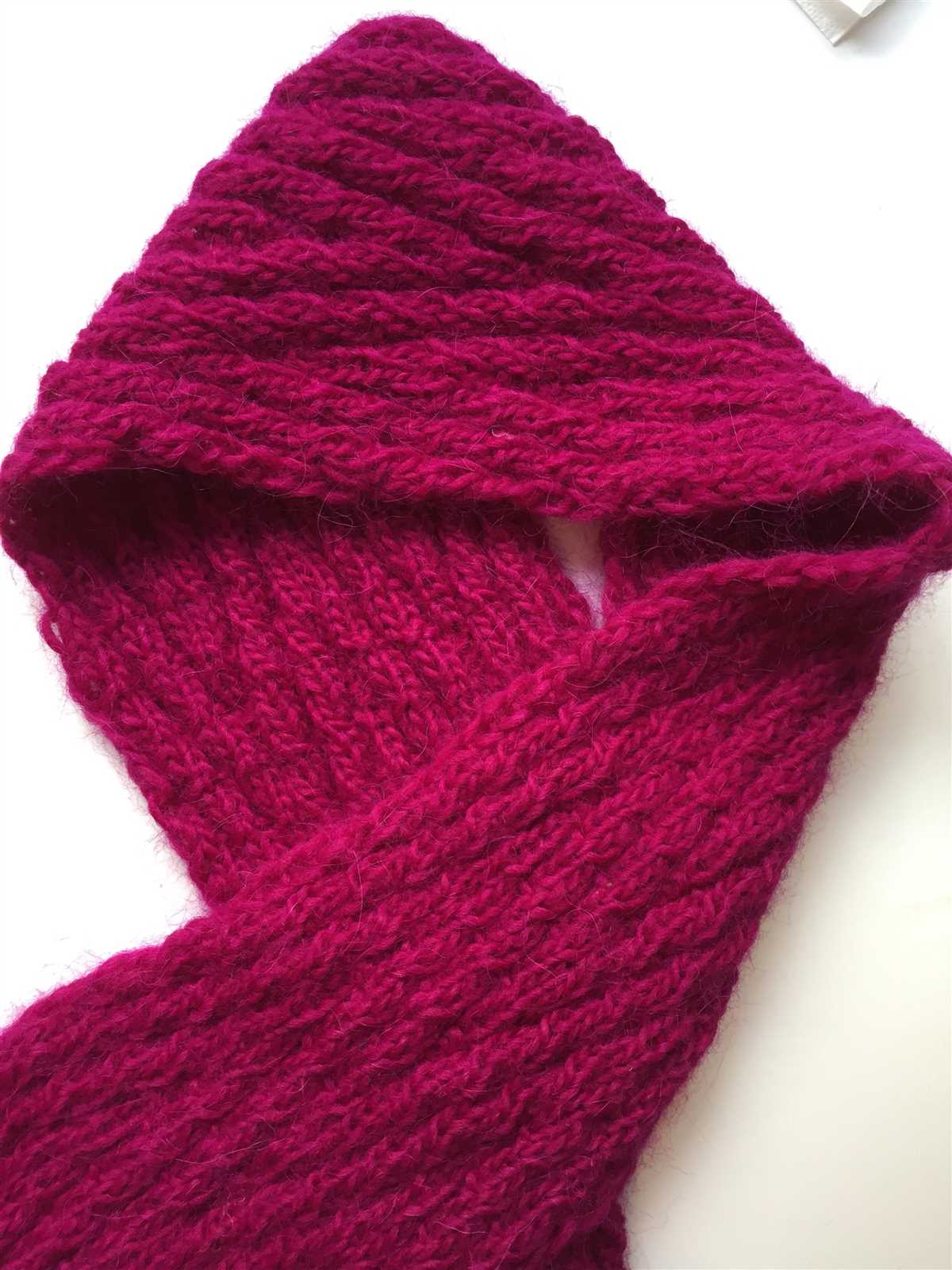 Free chevron scarf knitting pattern