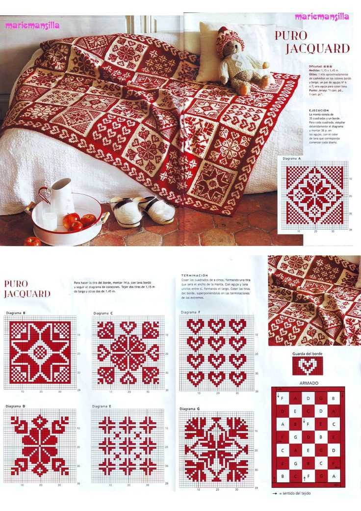 Free christmas blanket knitting patterns
