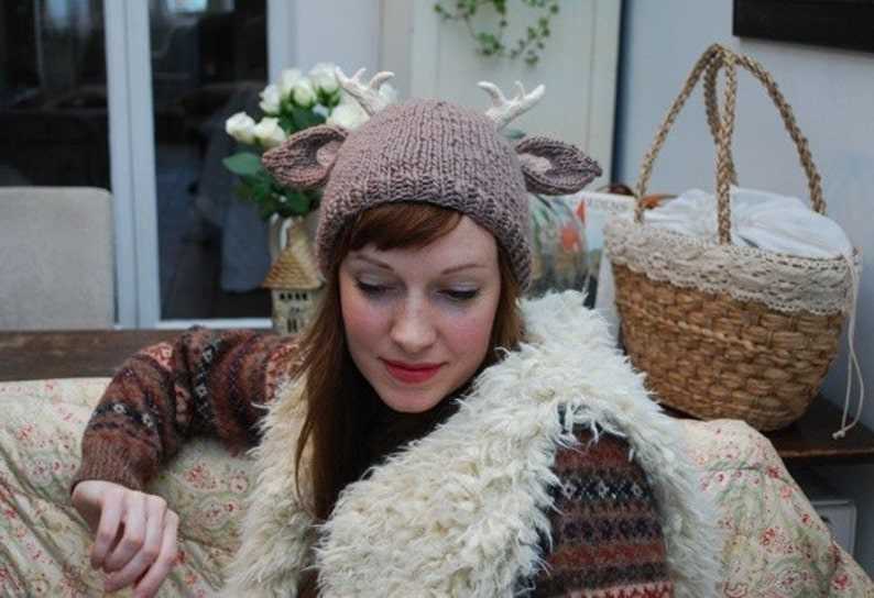Antler knitting pattern