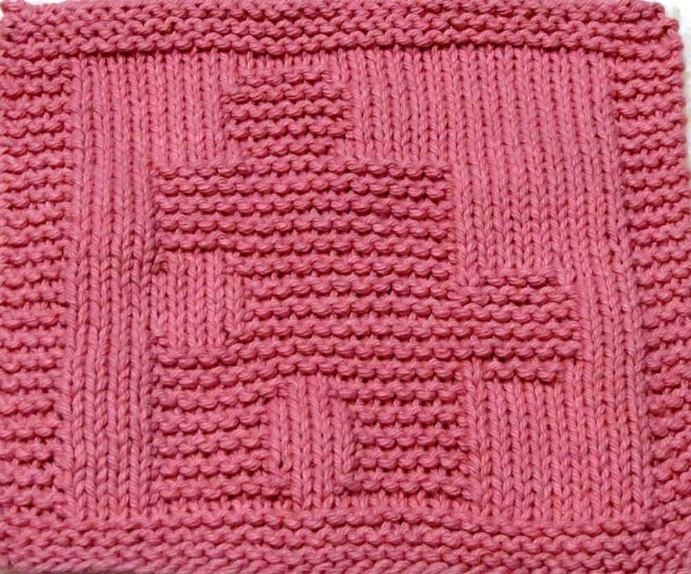 Dish cloth knitting pattern for beginners