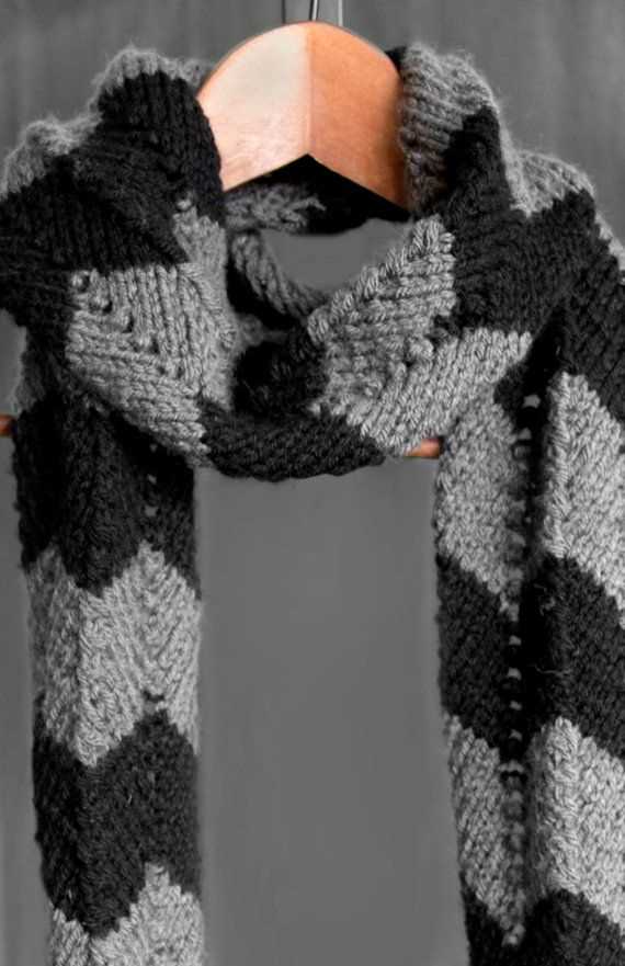 Muffler knitting pattern