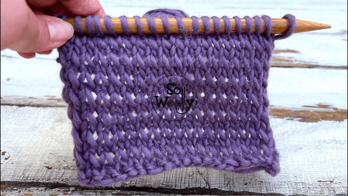 4 stitch knitting patterns