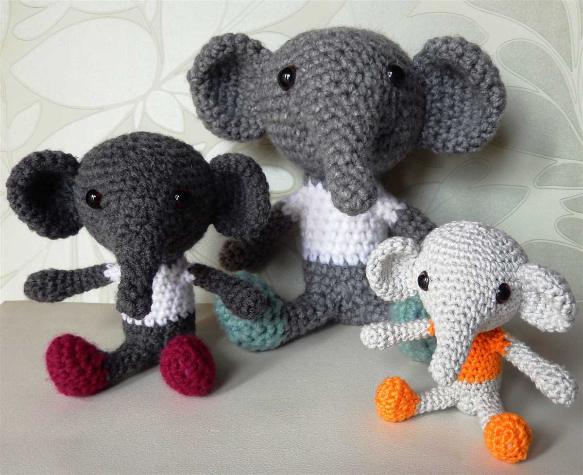 Free small elephant knitting pattern