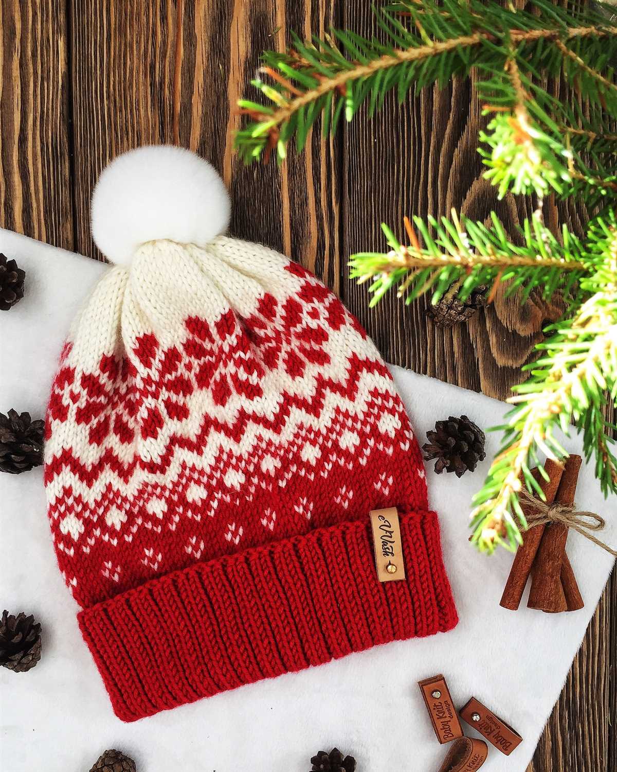 Mini hat ornament knitting pattern