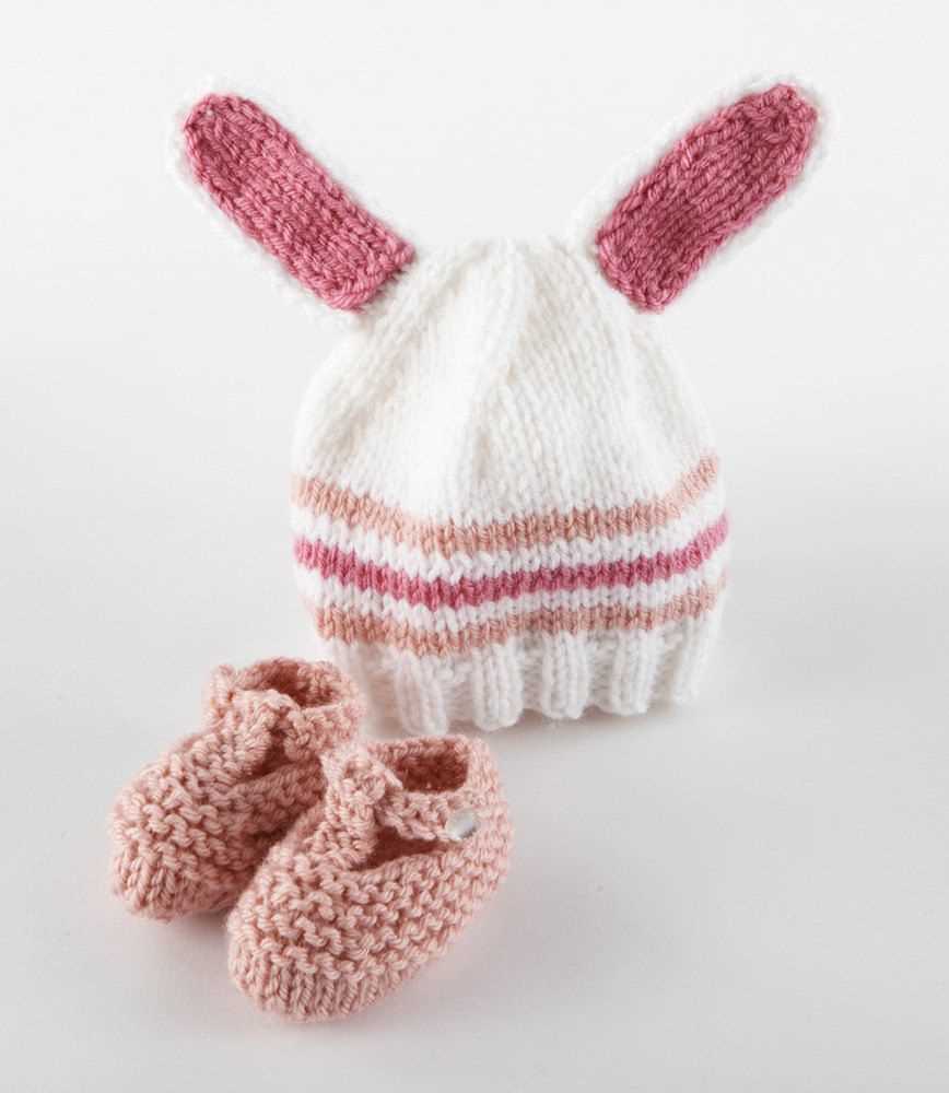 Free easter bunny hat knitting pattern
