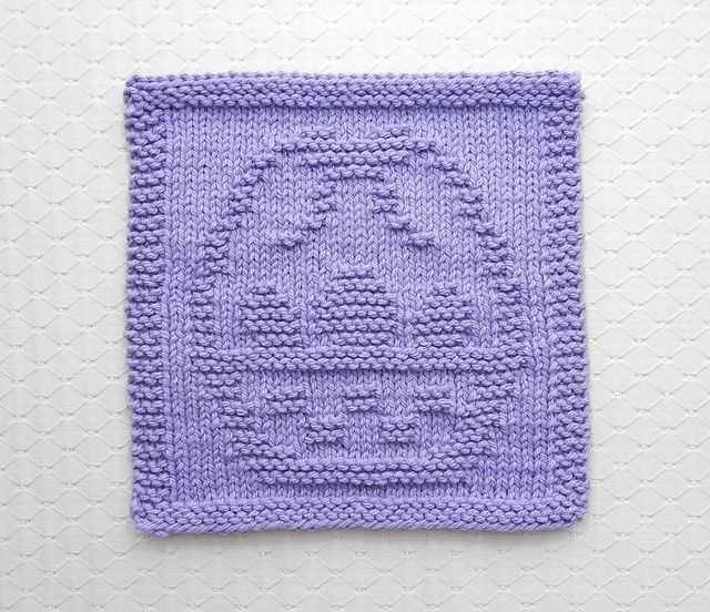 Free easter knit dishcloth patterns