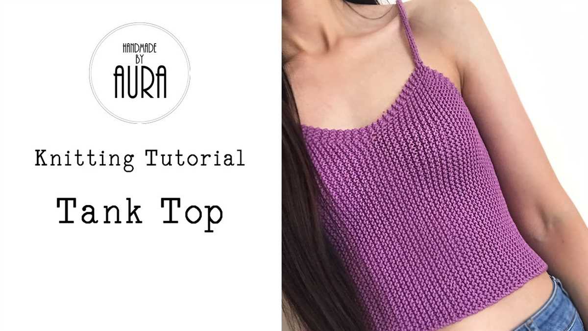 Free easy knit patterns for tank top