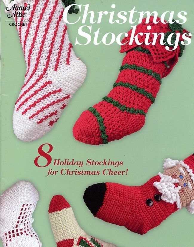 Free easy knitting patterns for christmas stockings