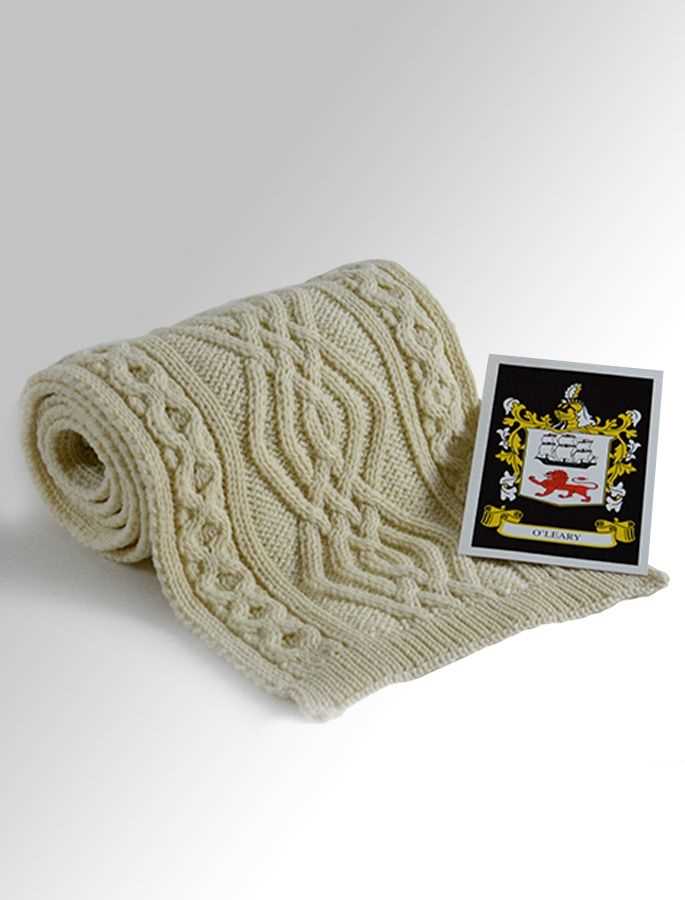 Irish scarf knitting pattern