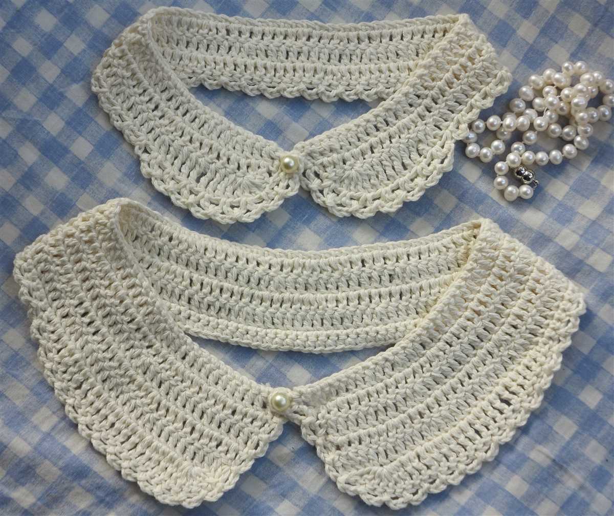 Knit peter pan collar pattern