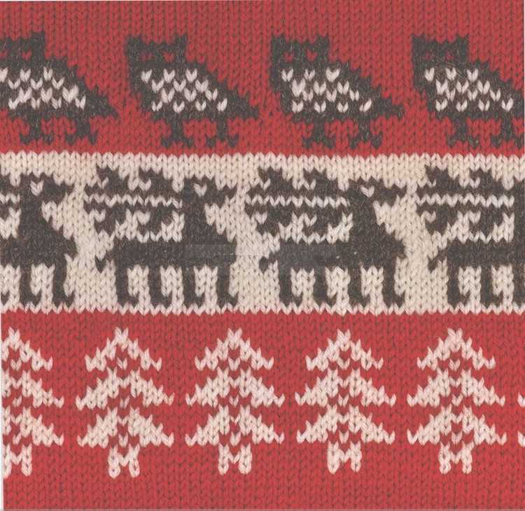 Nordic sweater knitting pattern