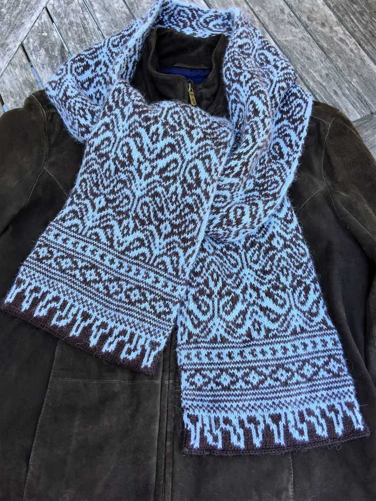 Free fair isle scarf knitting patterns