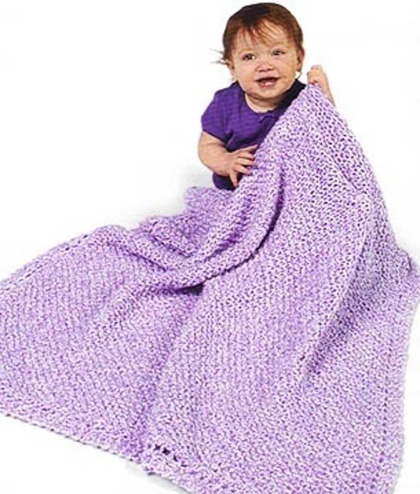 Lion brand free baby blanket knitting patterns
