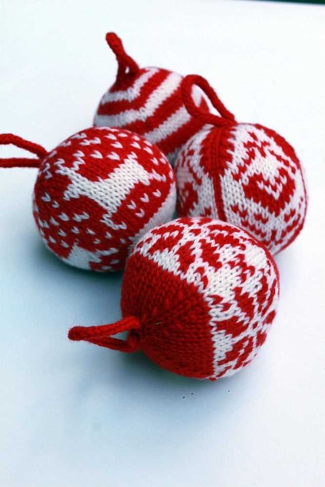 Christmas ornaments knitting patterns