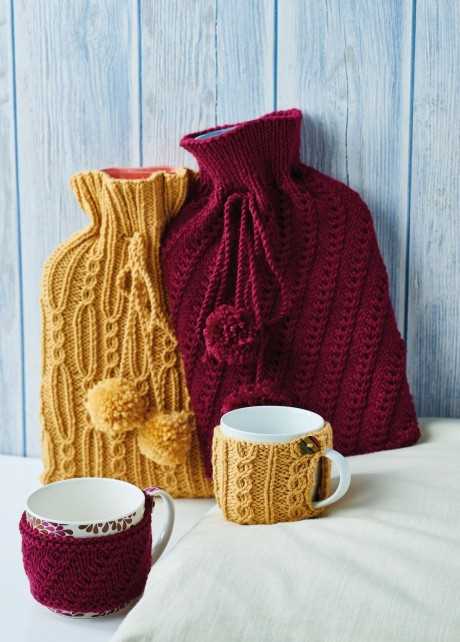 Free hot water bottle knitting pattern