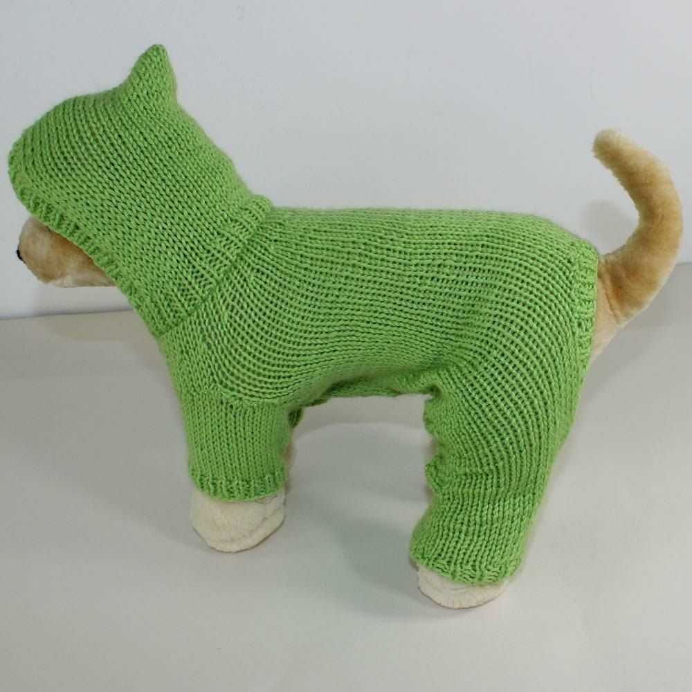 Large dog knitted sweater pattern