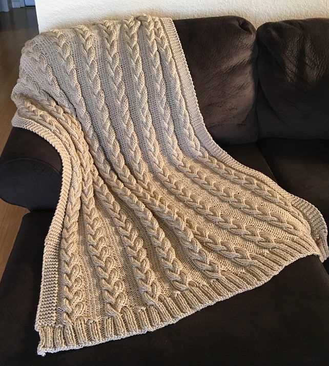 Cable knit blanket patterns