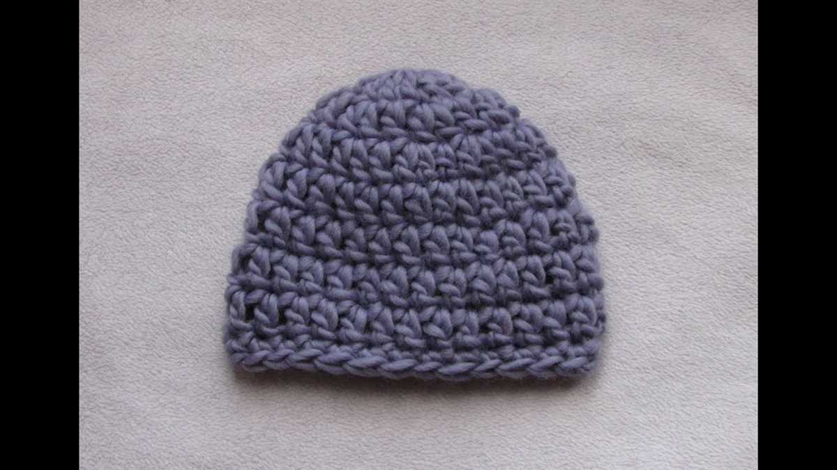 Chunky knit baby hat pattern free